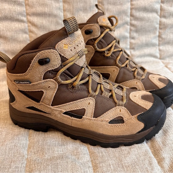 Men's Columbia Coremic Ridge 2 Hiking Boots Waterproof Brown BM3619-230 Size 10 - Picture 1 of 9
